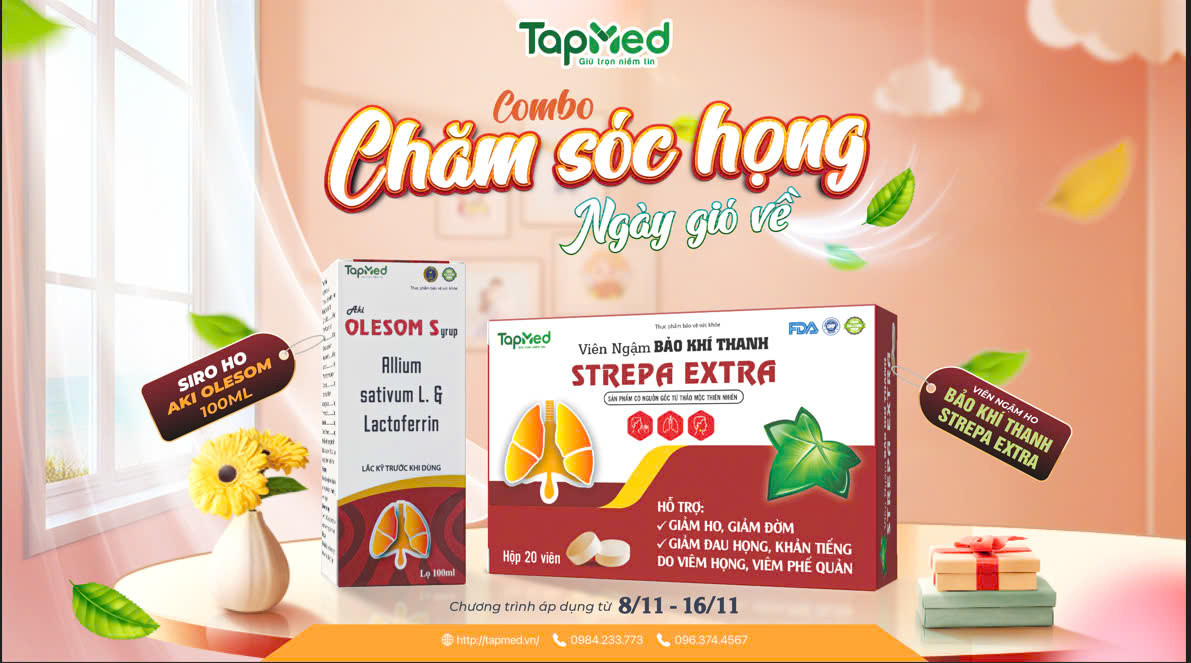 🎁 COMBO CHĂM SÓC HỌNG NGÀY GIÓ VỀ 💪