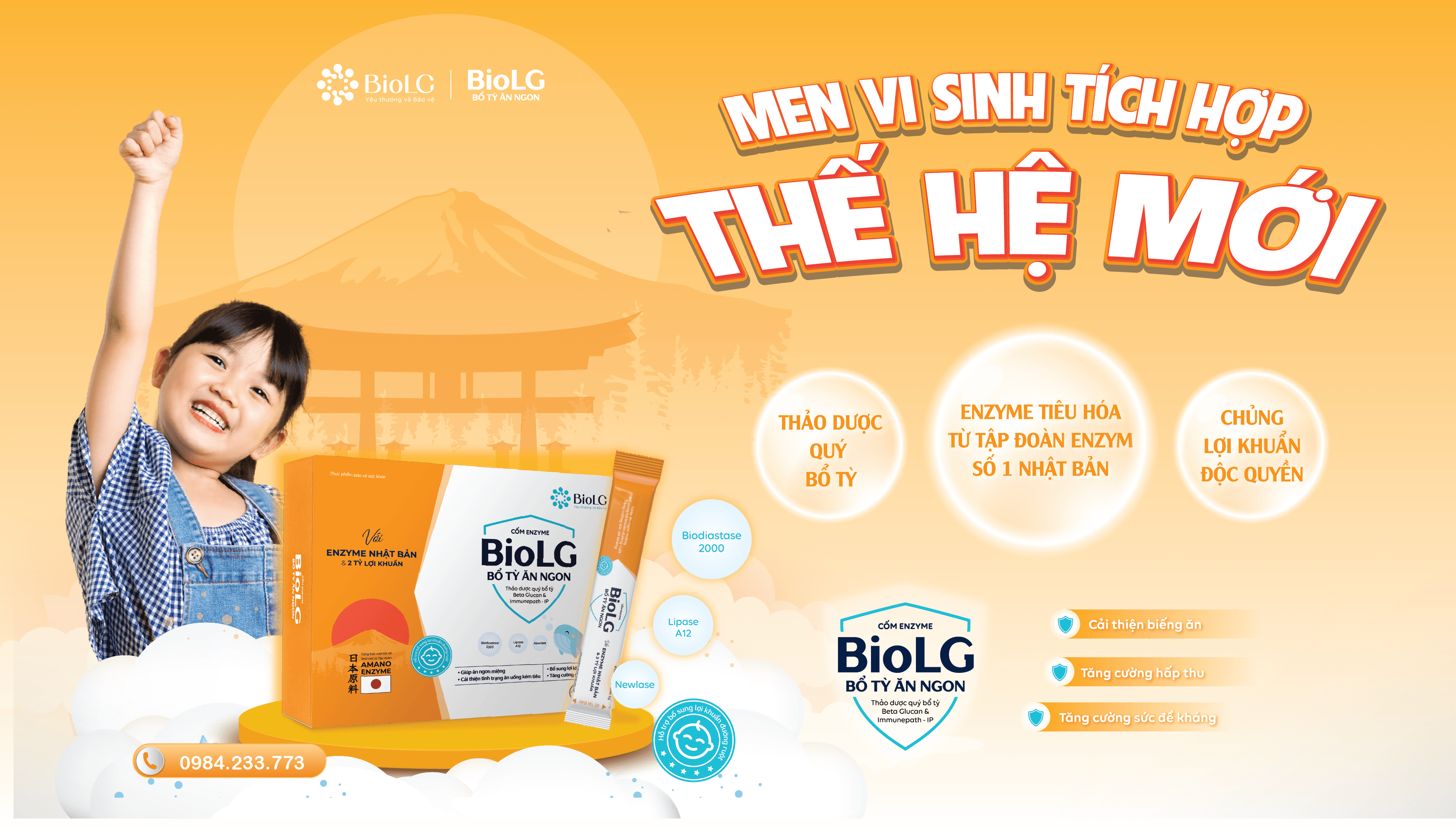 BioLG bổ tỳ ăn ngon - Giải pháp hỗ trợ trẻ biếng ăn