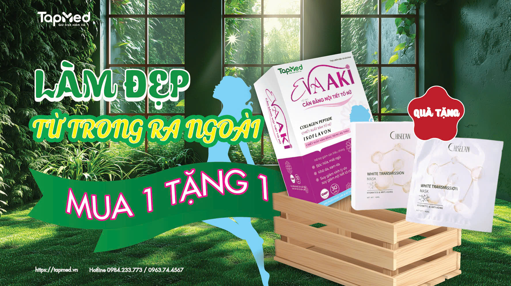 Eva Aki: Mua 1 tặng 1 cực sốc!