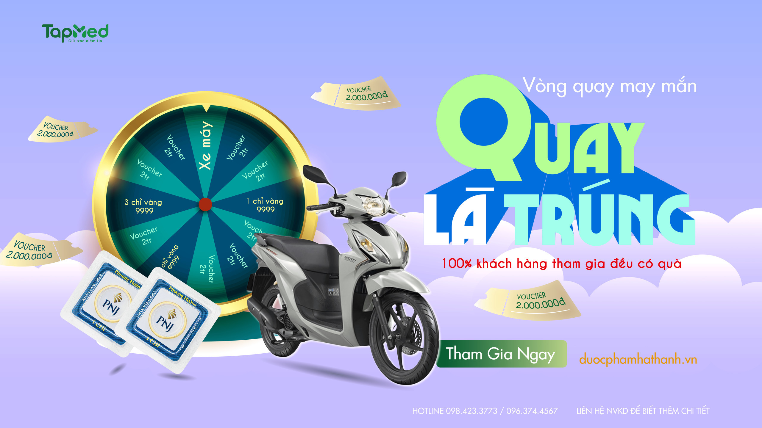 QUAY LÀ TRÚNG - 💥100% khách hàng tham gia đều sẽ RINH ĐƯỢC GIẢI THƯỞNG.