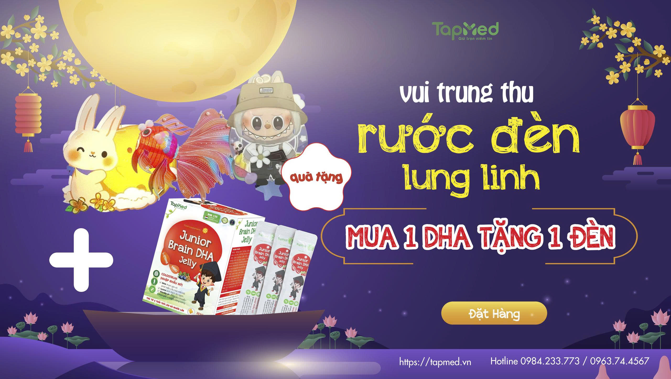 Trung thu ý nghĩa hơn với Junior Brain DHA Jelly!